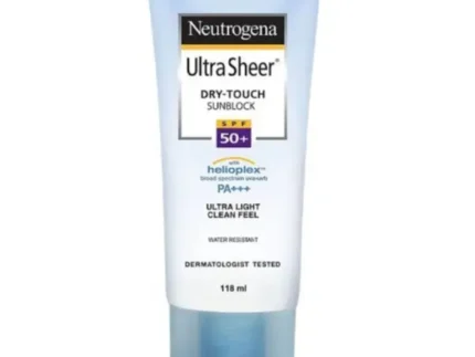 Neutrogena Ultra Sheer Dry-Touch spf50+ sunscreen 118ml
