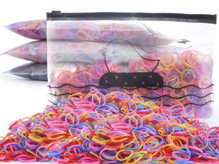 Rubber Bands or Hair Ties for Girls 500 pcs